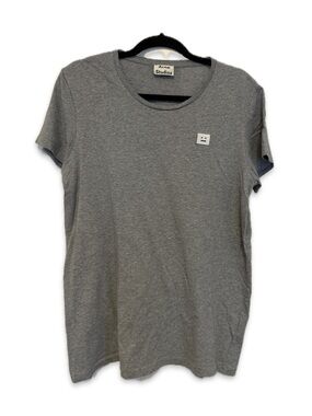 Acne Studio Grey Crew Neck T-Shirt | Men Size M